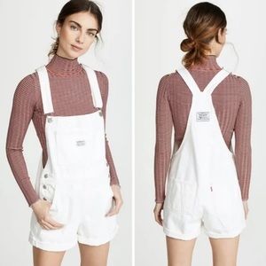 LEVI’S Vintage Denim Shortalls Overals Jumpsuit Jeans White